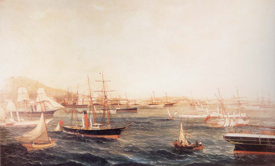 Confederate Blockade Runners at St.George-s Bermuda